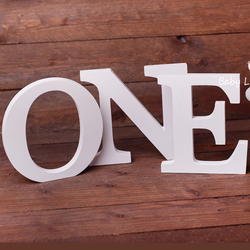Custom Wooden Letters ONE Stan - огляд і ціна Photography Prompt