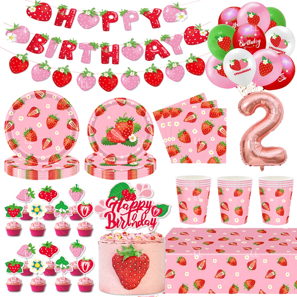 Strawberry Background Birthday - огляд і ціна Photography Cheat Sheet