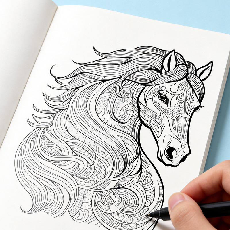A Hand Drawn Coloring Book for - огляд і ціна Photography Book