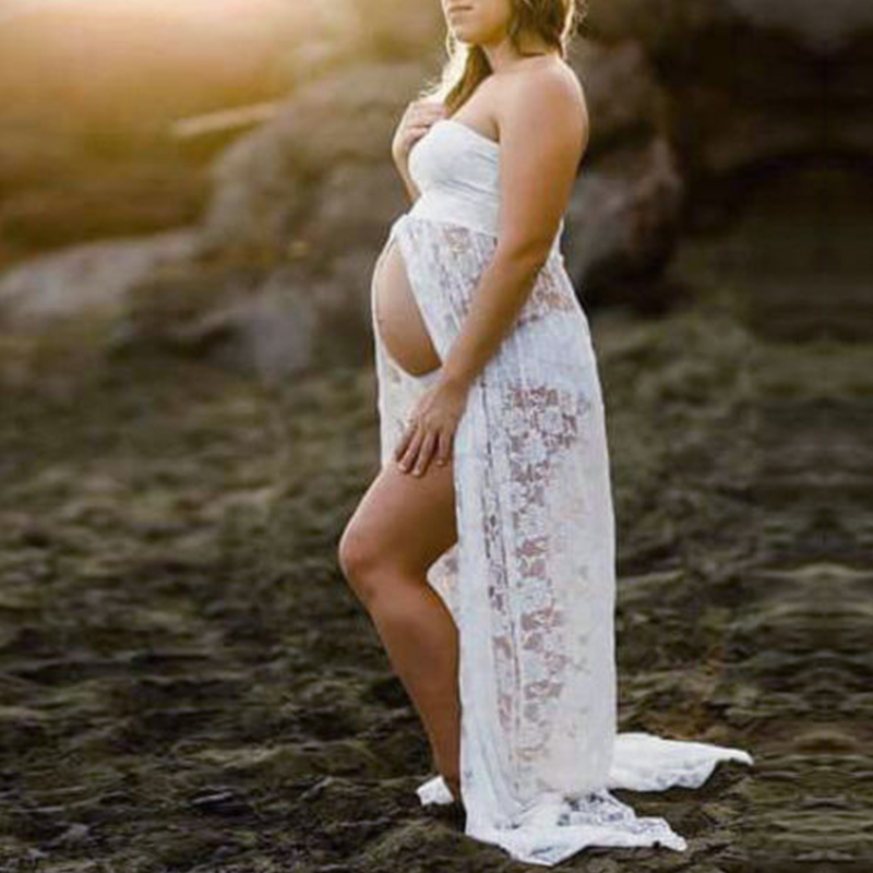 Long Maxi Gown Lace Maternity  - огляд і ціна Photography Club