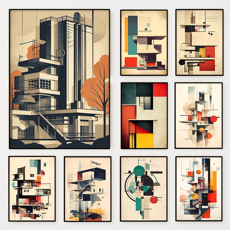 Vintage Minimalist Bauhaus Arc - огляд і ціна Photography Geometry