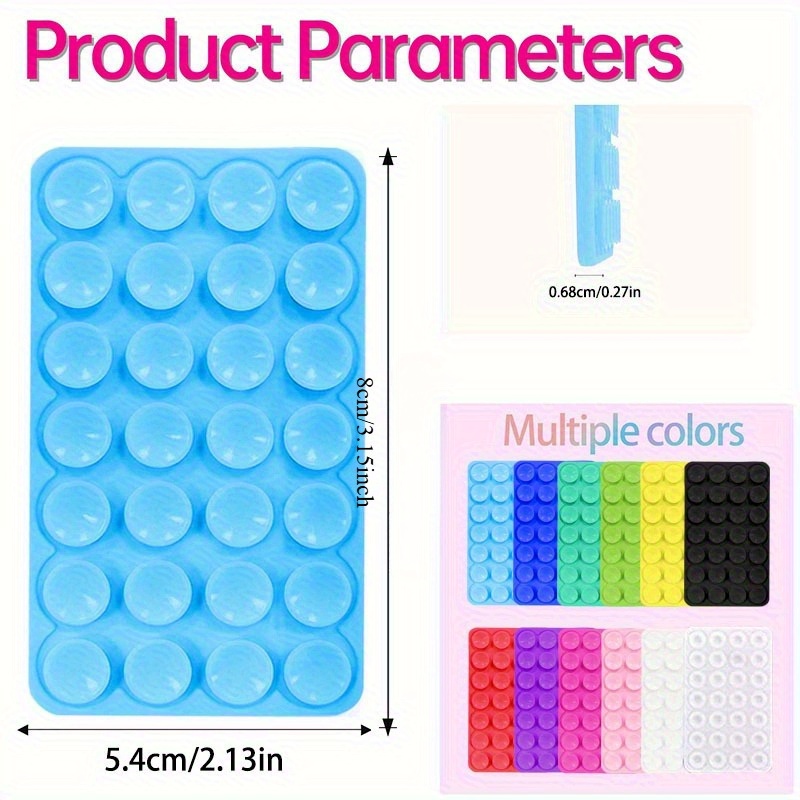 10Pcs Double-Sided Silicone Su - огляд і ціна Photography Videos Free