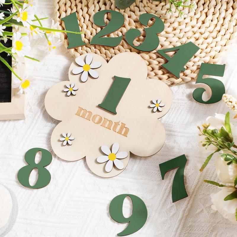 Wooden Baby Monthly Milestone  - огляд і ціна Photography Cheat Sheet