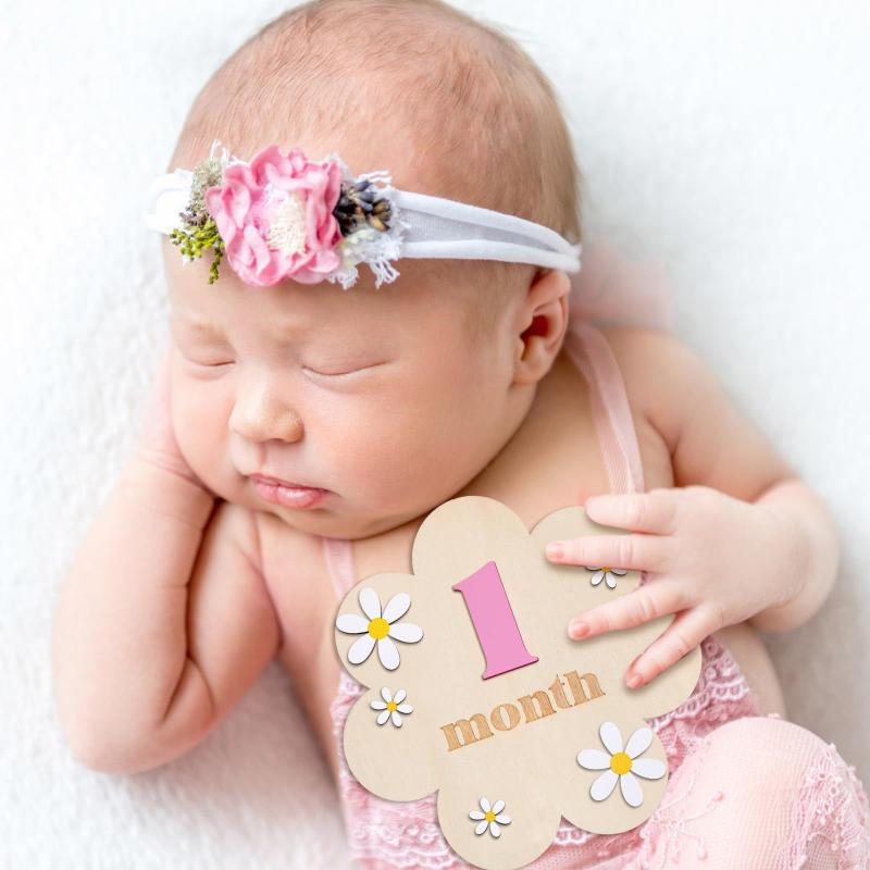 Wooden Baby Monthly Milestone  - огляд і ціна Photography Cheat Sheet
