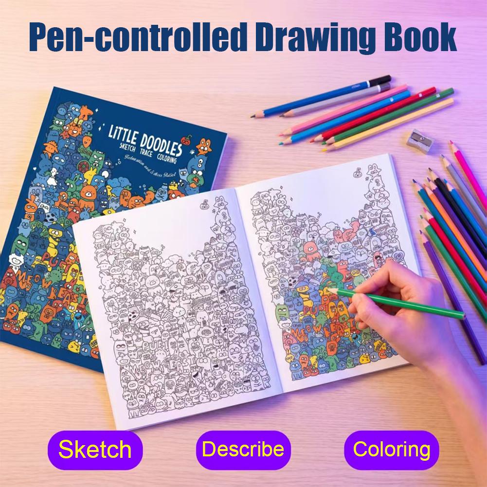 Sketch Trace Coloring Book Lit - огляд і ціна Photography Book